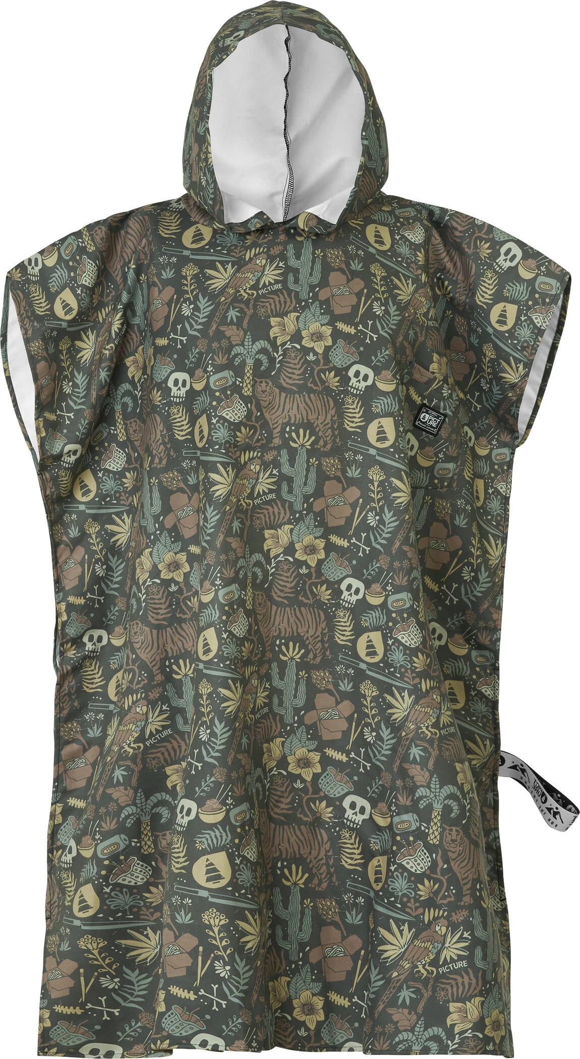 Picture Nug Poncho, noir/blanc 3 Picture Nug Poncho, noir/blanc