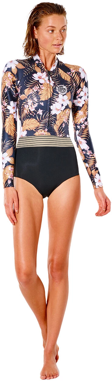 Rip Curl G-Bomb L/S Front Zip Spring Suit Women, Multicolore/noir 5 Rip Curl G-Bomb L/S Front Zip Spring Suit Women, Multicolore/noir – Image 3