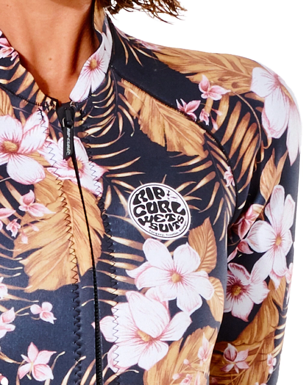 Rip Curl G-Bomb L/S Front Zip Spring Suit Women, Multicolore/noir 6 Rip Curl G-Bomb L/S Front Zip Spring Suit Women, Multicolore/noir – Image 4