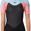 Rip Curl Omega Combinaison de printemps à fermeture éclair arrière manches courtes 1,5mm Femme, noir/gris 2 Rip Curl Omega Combinaison de printemps à fermeture éclair arrière manches courtes 1,5mm Femme, noir/gris -Natation Femme Soldes rip curl omega s s back zip spring suit 15mm women pink 1