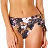 Rip Curl Playabella Highwaist Cheeky Women, noir/Multicolore 2 Rip Curl Playabella Highwaist Cheeky Women, noir/Multicolore -Natation Femme Soldes rip curl playabella highwaist cheeky women black 1