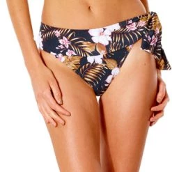 Rip Curl Playabella Highwaist Cheeky Women, noir/Multicolore 7 Rip Curl Playabella Highwaist Cheeky Women, noir/Multicolore -Natation Femme Soldes rip curl playabella highwaist cheeky women black 3