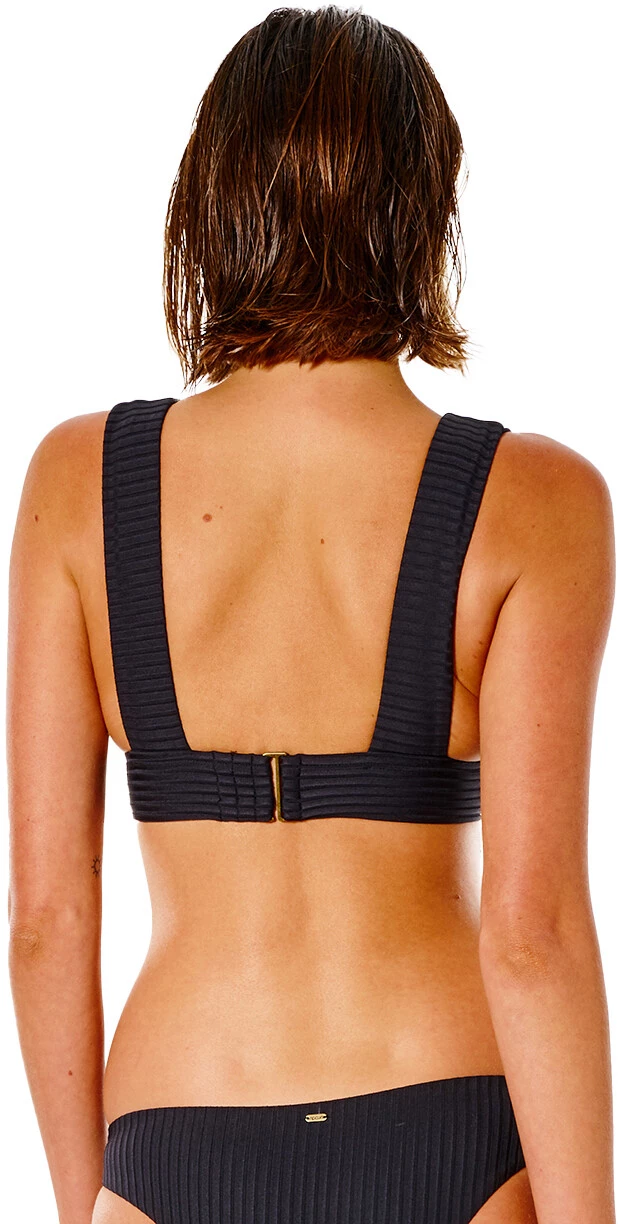 Rip Curl Premium Surf Deep V Bikini Top Women, noir 4 Rip Curl Premium Surf Deep V Bikini Top Women, noir – Image 2
