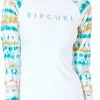 Rip Curl Summer Breeze Relaxed LS Shirt Women, blanc/Multicolore 1 Rip Curl Summer Breeze Relaxed LS Shirt Women, blanc/Multicolore -Natation Femme Soldes rip curl summer breeze relaxed ls shirt women white 1
