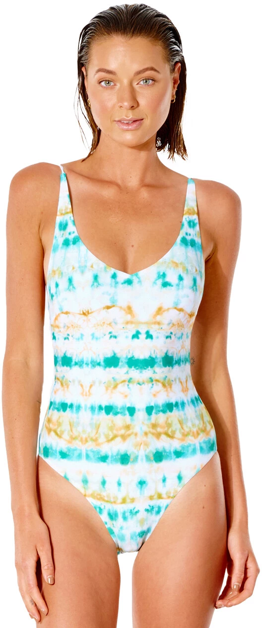 Rip Curl Summer Palm Good Swimsuit Women, blanc/turquoise 3 Rip Curl Summer Palm Good Swimsuit Women, blanc/turquoise