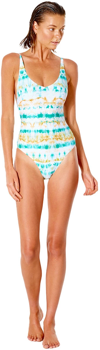Rip Curl Summer Palm Good Swimsuit Women, blanc/turquoise 5 Rip Curl Summer Palm Good Swimsuit Women, blanc/turquoise – Image 3