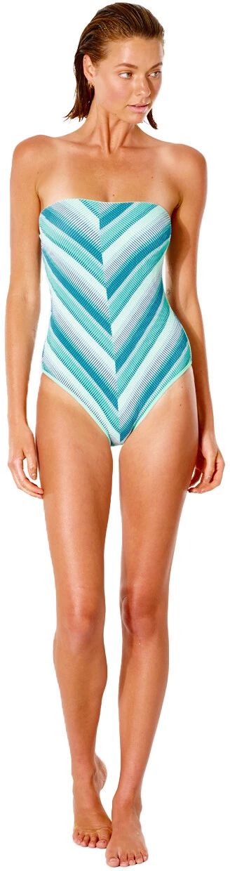Rip Curl Sun Rays Swimsuit Women, turquoise/blanc 5 Rip Curl Sun Rays Swimsuit Women, turquoise/blanc – Image 3