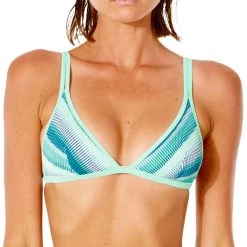 Rip Curl Sun Rays Tri Top Women, turquoise