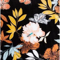 Roxy Cold Water Printed Towel Women, noir/Multicolore