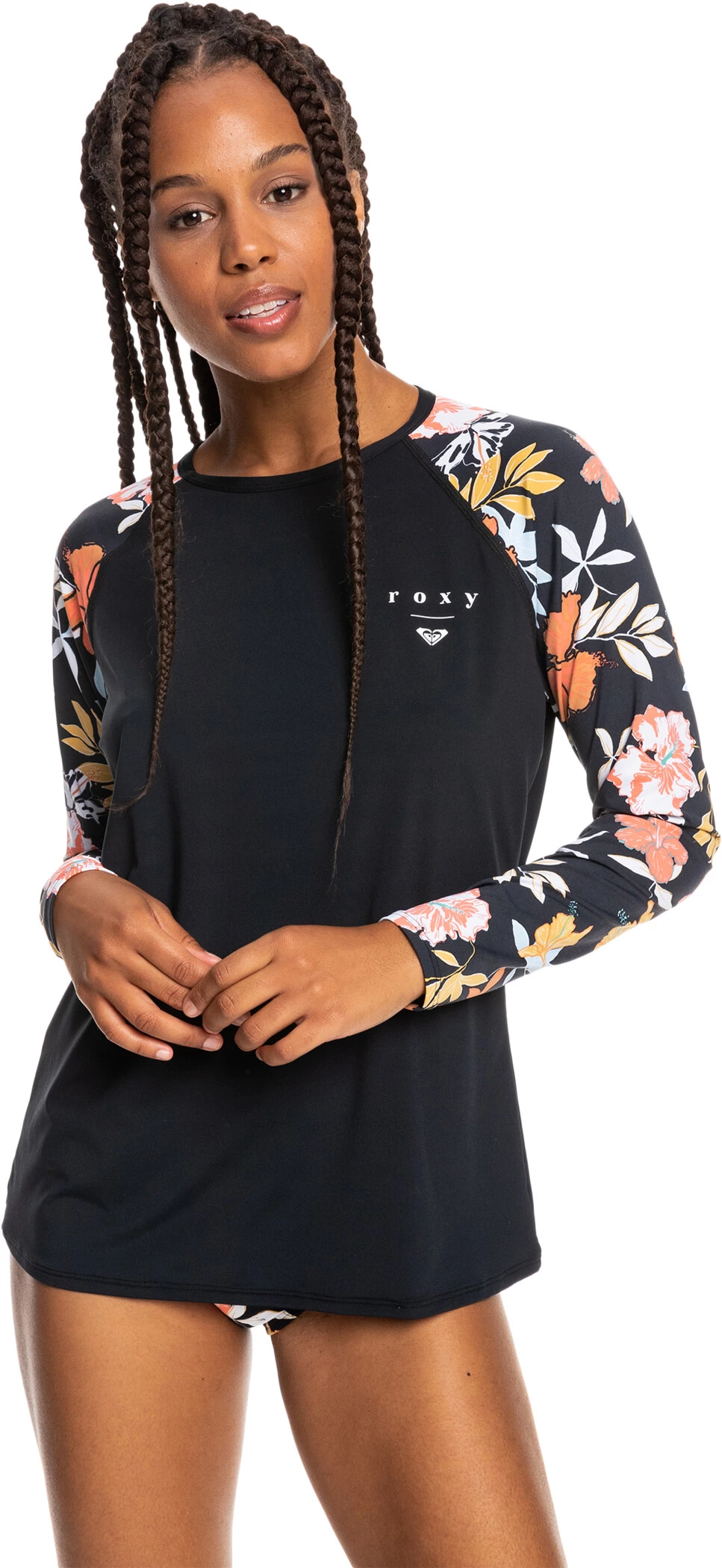 Roxy PT Beach Classics LS Rashguard Women, noir/Multicolore 3 Roxy PT Beach Classics LS Rashguard Women, noir/Multicolore