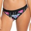 Roxy Active Belted Bikini Bottoms Women, noir/Multicolore 2 Roxy Active Belted Bikini Bottoms Women, noir/Multicolore -Natation Femme Soldes roxy roxy active belted bikini bottoms women anthracite floral flow 1