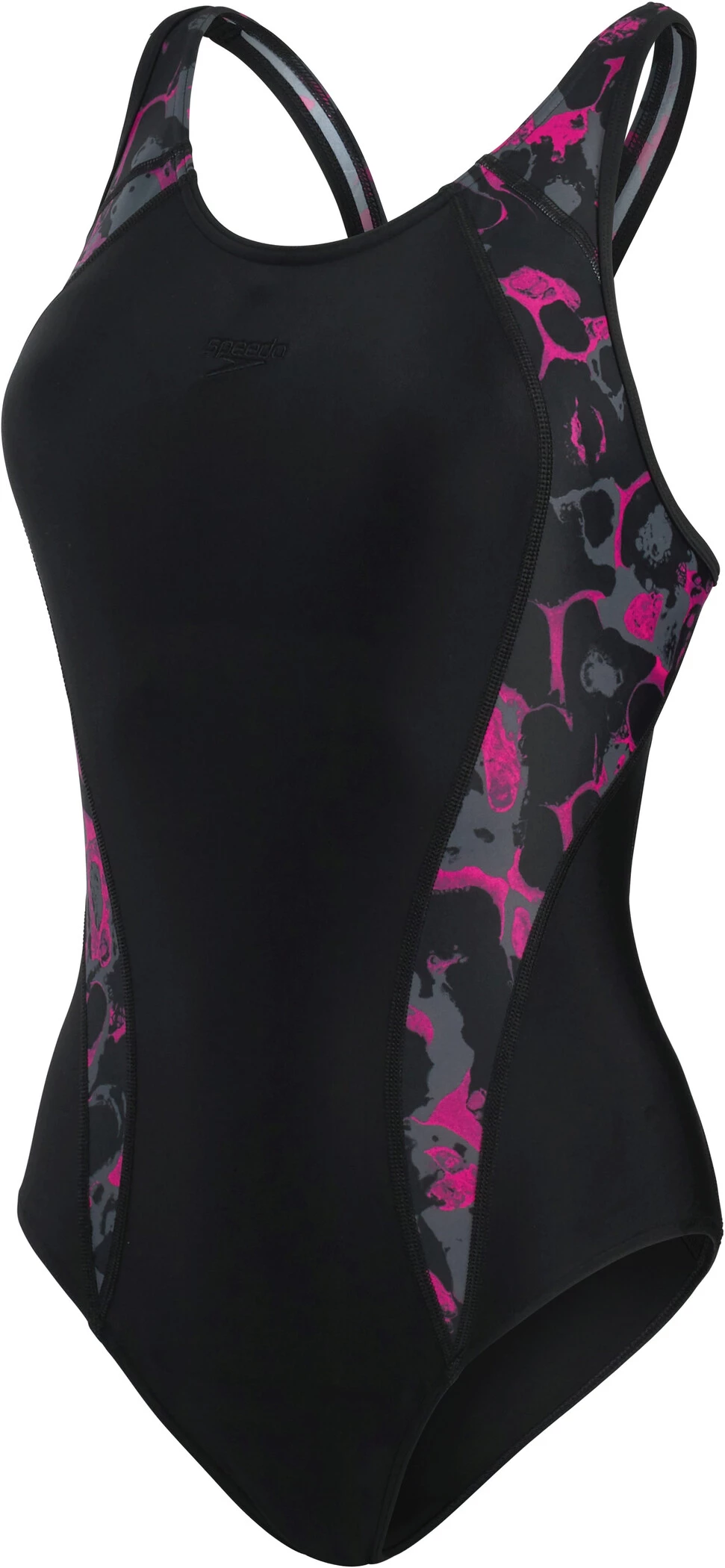 Speedo Allover Panel Laneback Swimsuit Women, noir 3 Speedo Allover Panel Laneback Swimsuit Women, noir