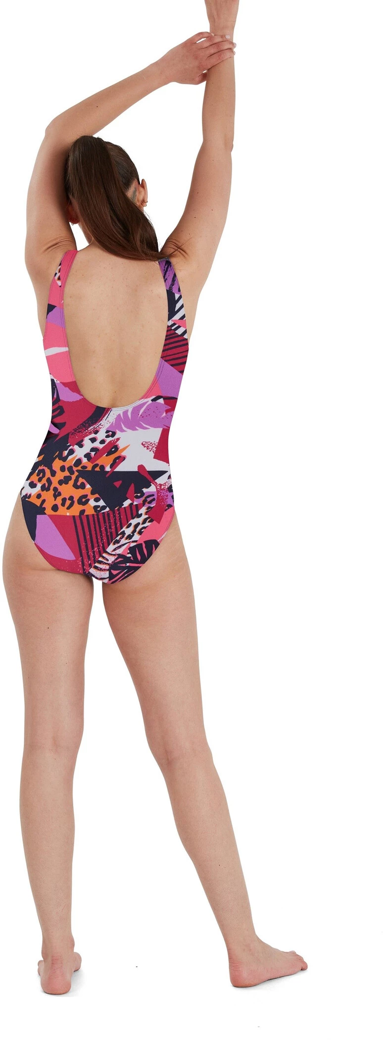 Speedo Allover U-Back Swimsuit Women, rose/Multicolore 5 Speedo Allover U-Back Swimsuit Women, rose/Multicolore – Image 3