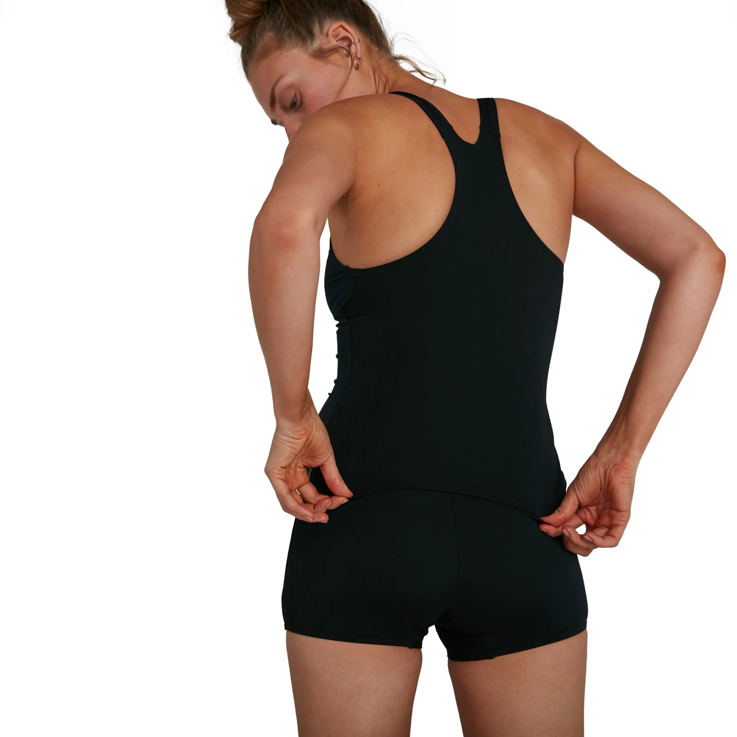 Speedo Boom Logo Placement Tankini Women, noir 4 Speedo Boom Logo Placement Tankini Women, noir – Image 2