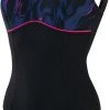 Speedo ContourLustre Printed Shaping Swimsuit Women, noir 1 Speedo ContourLustre Printed Shaping Swimsuit Women, noir -Natation Femme Soldes speedo contourlustre printed shaping swimsuit women marble black ecstatic pink harmony 1