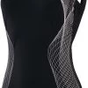 Speedo Crystallux Printed Shaping Swimsuit Women, noir 1 Speedo Crystallux Printed Shaping Swimsuit Women, noir -Natation Femme Soldes speedo crystallux printed shaping swimsuit women linear wave black white 1