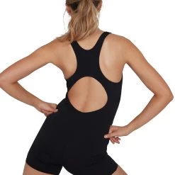Speedo Essential Endurance+ Combinaison courte Femme, noir 7 Speedo Essential Endurance+ Combinaison courte Femme, noir -Natation Femme Soldes speedo essential endurance legsuit women black oxid grey 2