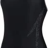 Speedo Hyperboom Placement Rackerback Swimsuit Women, noir 2 Speedo Hyperboom Placement Rackerback Swimsuit Women, noir -Natation Femme Soldes speedo hyperboom placement rackerback swimsuit women hyper black usa charcoal 1