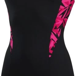 Speedo Hyperboom Splice Legsuit Women, noir/rose