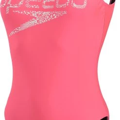 Speedo Logo Deep U-Back Swimsuit Women, vert