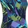 Speedo Placement Powerback Swimsuit Women, Multicolore 2 Speedo Placement Powerback Swimsuit Women, Multicolore -Natation Femme Soldes speedo placement powerback swimsuit women true navy ultraviolet fluo yellow light adriatic 1