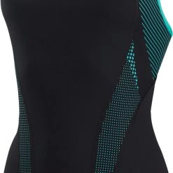 Speedo Plastisol Laneback Swimsuit Women, noir/rose