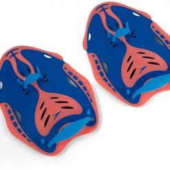 Speedo Power Paddles, bleu/rouge -Natation Femme Soldes speedo power paddles blue flame fluo tangerine pool blue 4