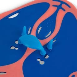 Speedo Power Paddles, bleu/rouge -Natation Femme Soldes speedo power paddles blue flame fluo tangerine pool blue 5