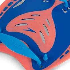 Speedo Power Paddles, bleu/rouge -Natation Femme Soldes speedo power paddles blue flame fluo tangerine pool blue 6