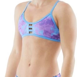 TYR Acid Wash Pacific Tieback Top Women, bleu/violet
