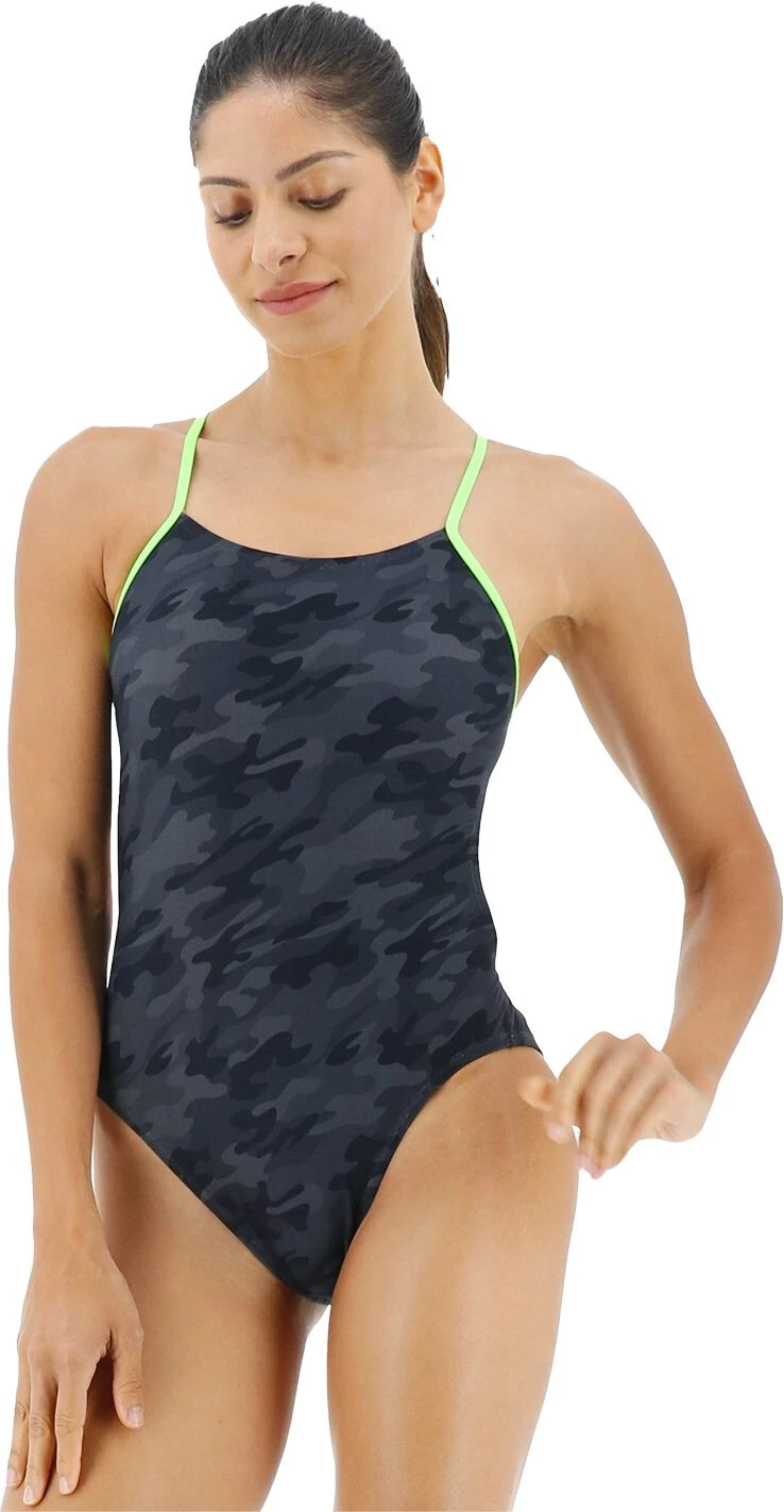 TYR Blackout Camo Swimsuit Women, gris 6 TYR Blackout Camo Swimsuit Women, gris – Image 4