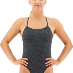 TYR Lapped Solid Swimsuit Women, turquoise