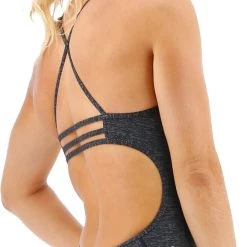 TYR Lapped Solid Swimsuit Women, turquoise 12 TYR Lapped Solid Swimsuit Women, turquoise -Natation Femme Soldes tyr lapped solid swimsuit women black 5 1