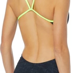 TYR Sandblasted Maillot de bain Cutoutfit Femme, noir -Natation Femme Soldes tyr sandblasted cutoutft bathing suit women black 4