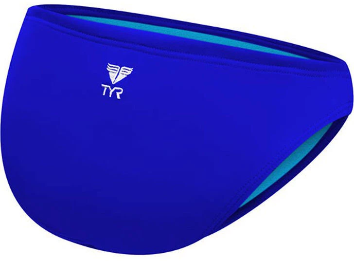 TYR Solid Classic Bas de bikini Femme, bleu 4 TYR Solid Classic Bas de bikini Femme, bleu – Image 2