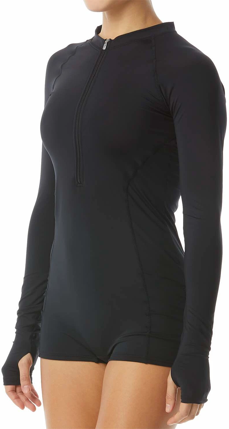 TYR Solid Fiona Combinaison à manches longues monobloc Femme, noir 5 TYR Solid Fiona Combinaison à manches longues monobloc Femme, noir – Image 3