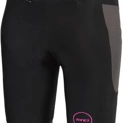 Zone3 Aquaflo Plus Short Femme, noir/gris 5 Zone3 Aquaflo Plus Short Femme, noir/gris -Natation Femme Soldes zone3 aquaflo plus shorts women black grey neon pink 2